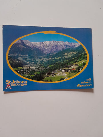 AK St. Johann im Pongau mit Alpendorf.