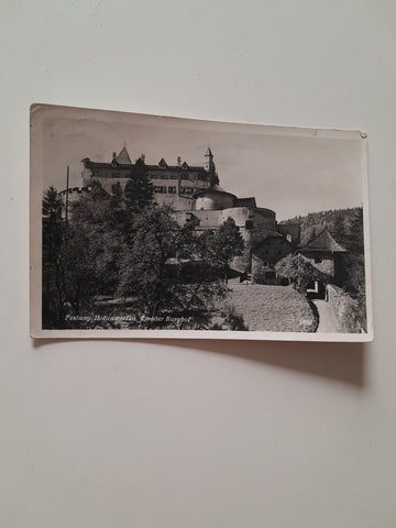 AK Festung Hohenwerfen. Zweiter Burghof. (1939)