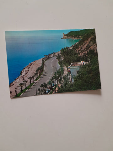 AK Trieste. La Riviera di Barcola e il Castello di Miramare.