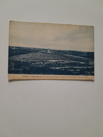 AK Gorizia - Veduta generale del cimitero monumentale di guerra a Redipuglia. (1923)