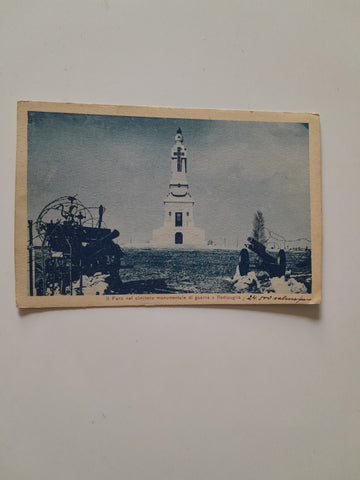 AK Il Faro nel cimitero monumentale di guerra a Redipuglia.