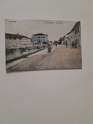 AK Aquileia Sul canale Am Kanal.