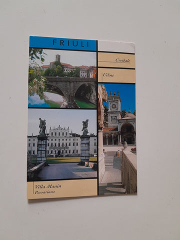 AK Friuli. Cividale Udine Passariano Villa Manin.