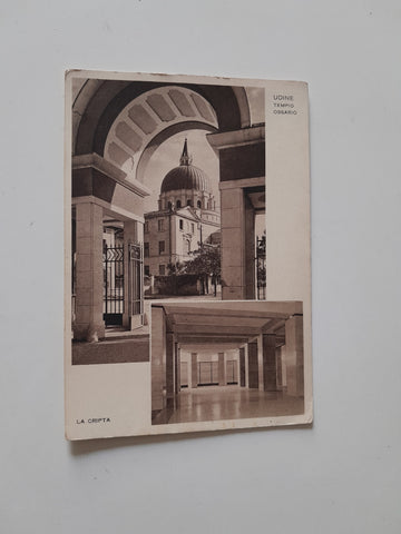 AK Udine. Tempio Ossario. La Cripta.
