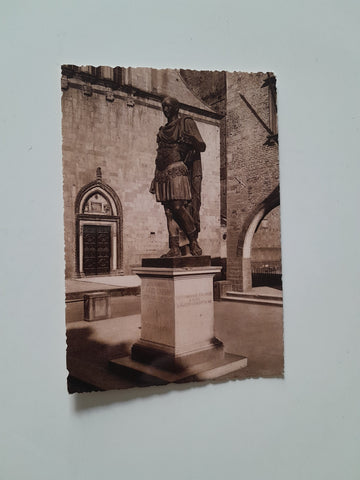 AK Cividale del Friuli. Statua di Giulio Cesare, fondatore della Citta.