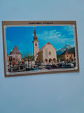 AK Tarvisio. Piazza Unita e Chiesa Parrocchiale.