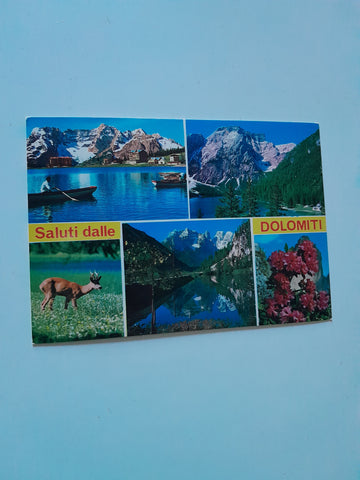 AK Saluti dalle Dolomiti. Lago Misurina ecc.