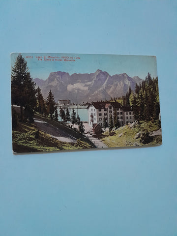 AK Lago di Misurina colle Tre Cime e Hotel Misurina.