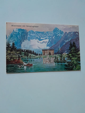AK Misurinasee mit Sorapisgruppe.