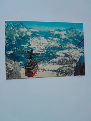 AK Cortina Funivia delle Tofane Freccia nel Cielo.