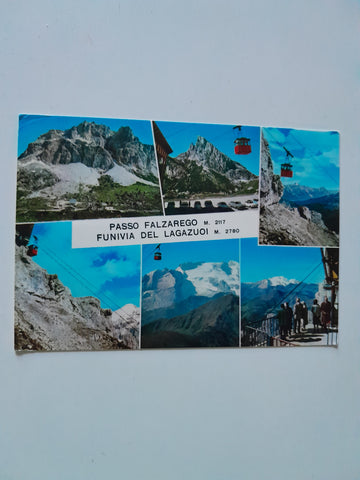 AK Passo Falzarego. Funivia del Lagazuoi.