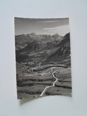 AK Strada d. Dolomiti P. Pordoi - Arabba verso de Dolomiti Ampezzane.