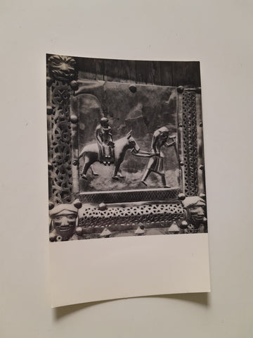 AK Verona Basilica di S. Zeno Maggiore Portale di Bronzo: Fuga in Egitto.