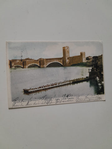 AK Verona. Ponte Castel Vecchio.