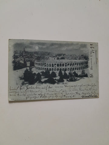 AK Verona. Arena. Mondscheinkarte.