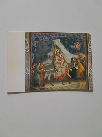 AK Padova Cappella degli Scrovegni. Giotto. La fuga in Egitto.