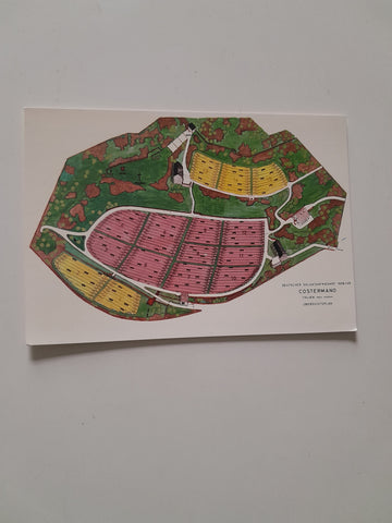 AK Costermano. Deutscher Soldatenfriedhof. Übersichtsplan.