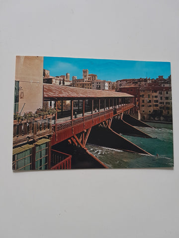 AK Bassano del Grappa. Il Ponte degli Alpini.