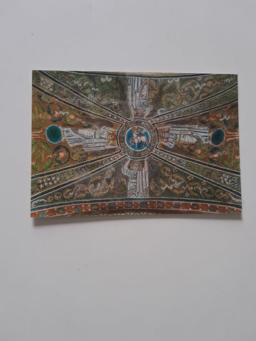 AK Torcello. Basilica Volta absidiale destra Mistico Agnello Mosaico.