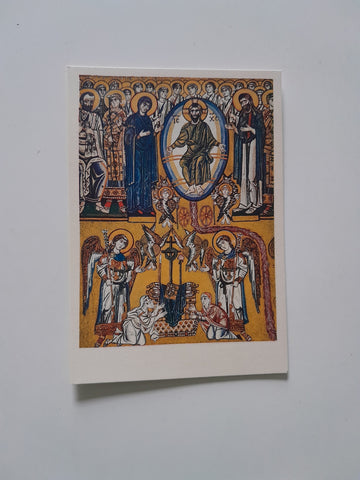 AK Torcello. Cattedrale Il Giudizio Finale particolare Cristo in gloria. Mosaico Bizantino.