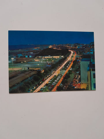 AK Sottomarina LIdo Lungomare di notte.