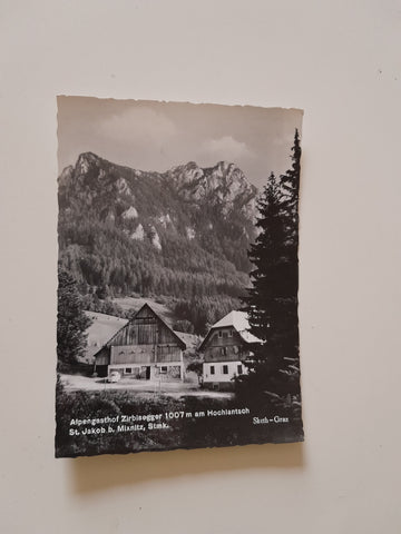 AK Alpengasthof Zirbisegger am Hochlantsch. St. Jakob b. Mixnitz.