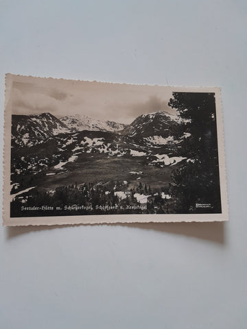 AK Seetaler-Hütte m. Schloßerkogel u. Kreiskogel. (1939)