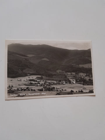 AK Seckau. Markt u. Benediktiner-Abtei. (1929)