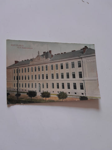 AK Knittelfeld K.K. Staatsrealschule. (1908)