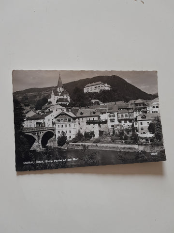 AK Murau. Partie an der Mur. (1968)