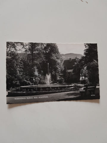 AK Murau. Stadtpark. (1958)
