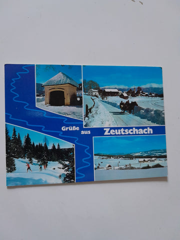 AK Grüße aus Zeutschach.