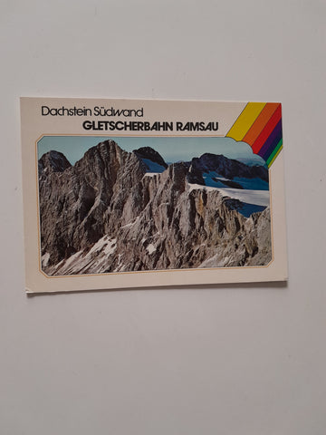 AK Dachstein Südwand. Gletscherbahn Ramsau.