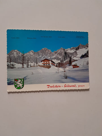 AK Dachstein-Südwand. Berghotel Türlwand.