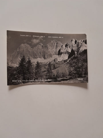 AK Blick geg. die Dachstein Südwände mit Südwand-Hütte.