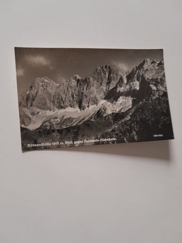 AK Südwandhütte Blick gegen Dachstein Südwände.