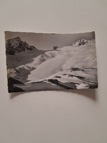 AK Dachstein mit Dirndl u. Hoh. Gjaidstein.