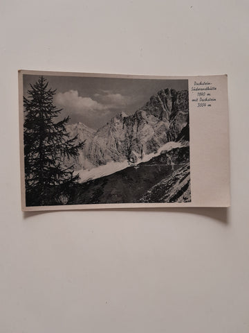 AK Dachstein Südwandhütte mit Dachstein.
