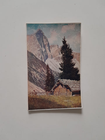 AK Dachsteinsüdwand von der Bachlalm. (Bruno Hess)