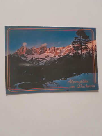 AK Alpenglühen am Dachstein.