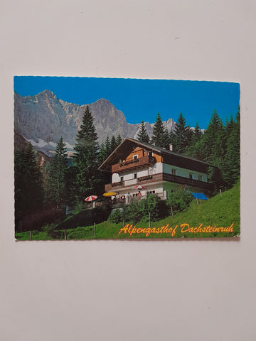 AK Ramsau 63. Alpengasthof Dachsteinruh. Franz Knaus.