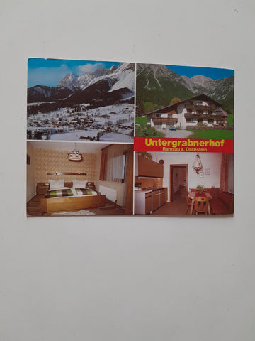 AK Ramsau 55. Untergrabnerhof. Siegmund Steiner.
