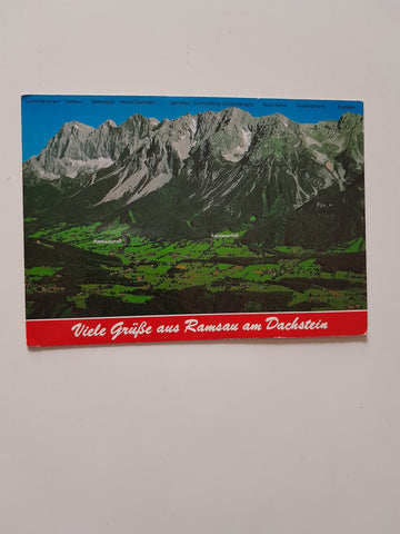 AK Viele Grüße aus Ramsau.