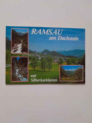 AK Ramsau am Dachstein mit Silberkarklamm.