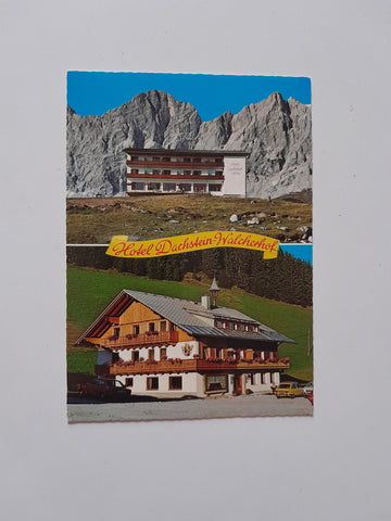 AK Ramsau. Berghotel Dachstein und Pension Walcherhof.