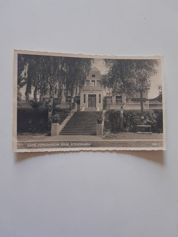 AK Gnas. Kath. Vereinsheim. (1933)