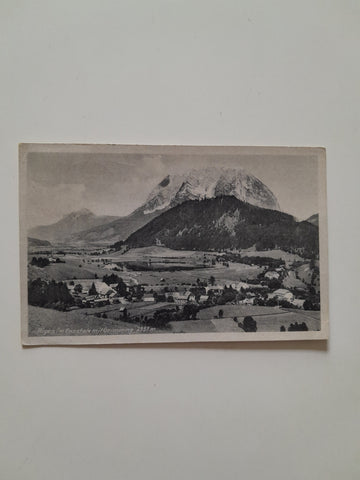 AK Aigen im Ennstale mit Grimming. (1944)