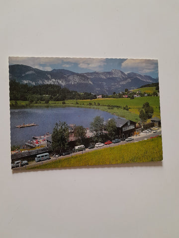 AK Putterersee mit Strandbad bei Aigen im Ennstal.