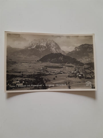 AK Aigen im Ennstale mit Putterersee u. Grimming. (1931-32)