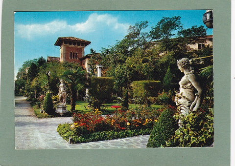 AK Abano Terme. Albergo Terme Villa Piave. Parco – Giardino-Cure.